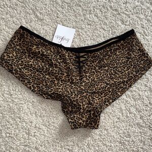 PINK Victoria's Secret Leopard Print Panties